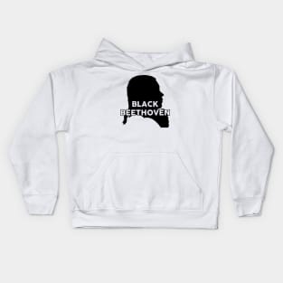 Black Beethoven Kids Hoodie